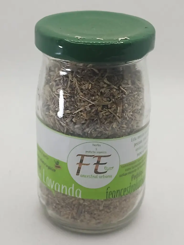 Sal de Mar con Lavanda Frasco Cristal Grande