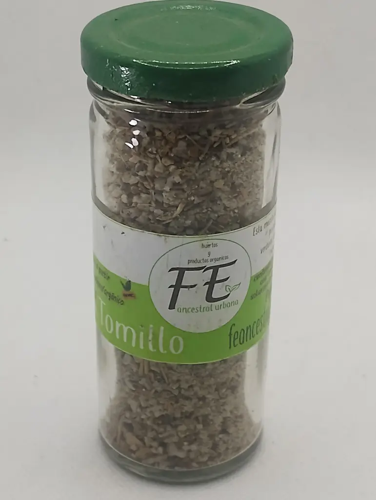 [MZKSLT_14] Sal de Mar con Tomillo Cítricos Frasco Cristal Chico