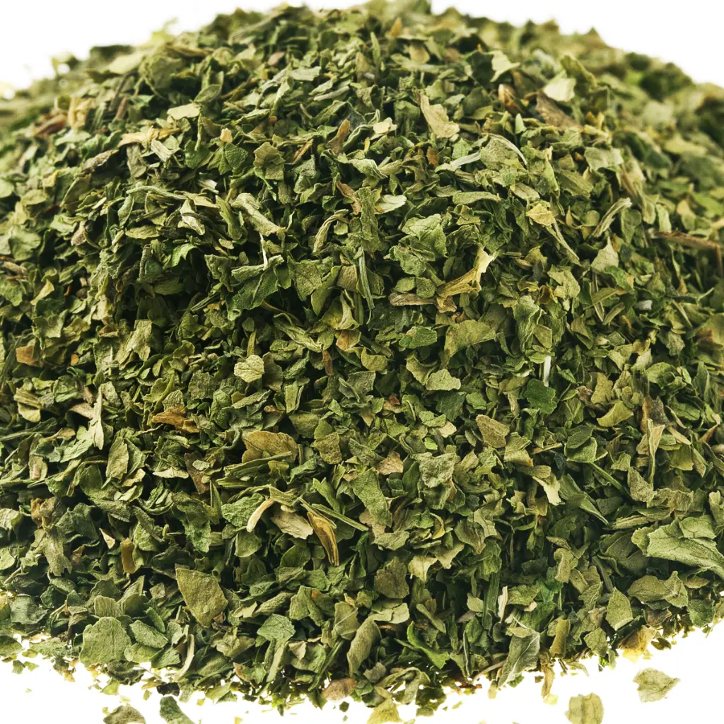 Albahaca deshidrata orgánica A granel