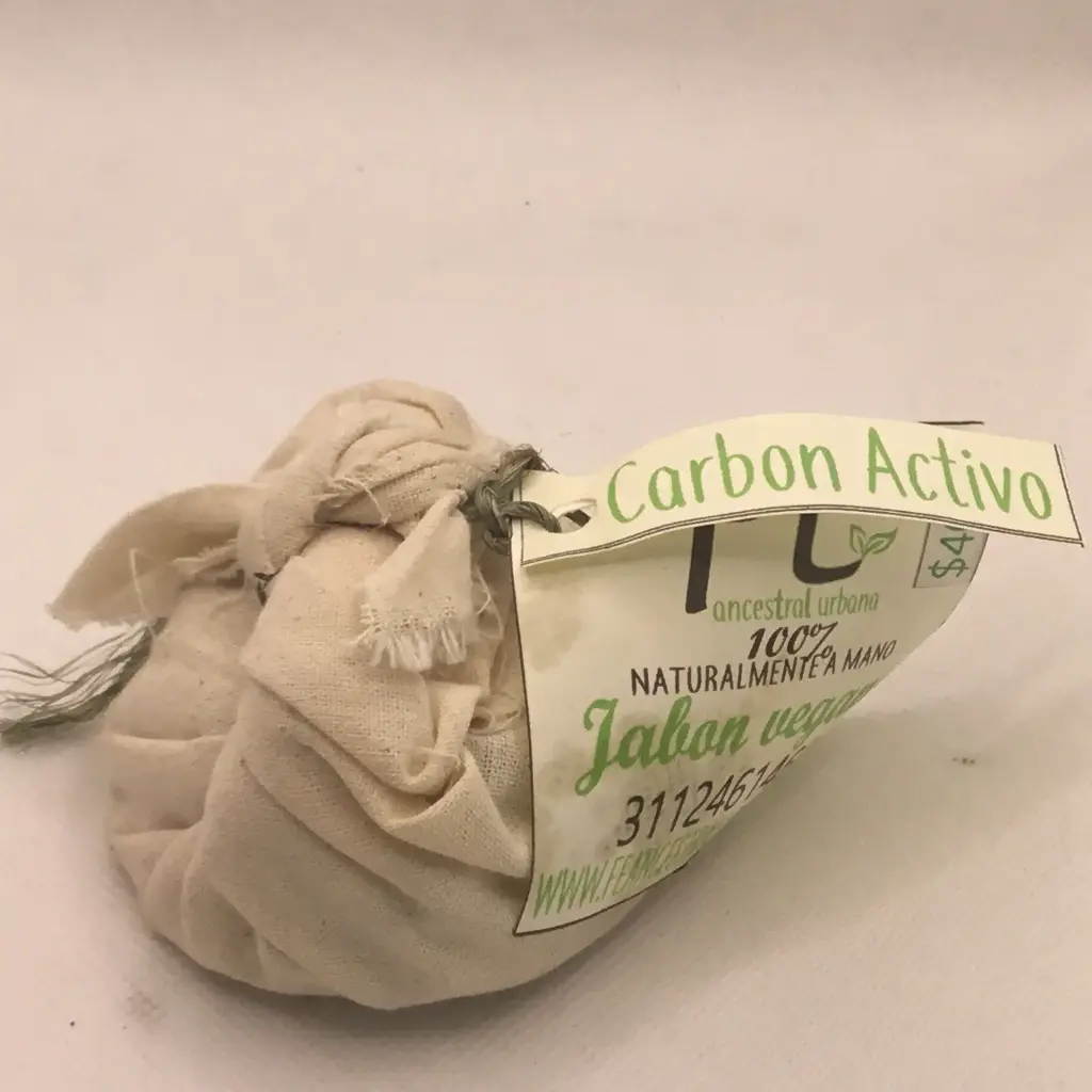 Jabón vegano de Carbón Activo