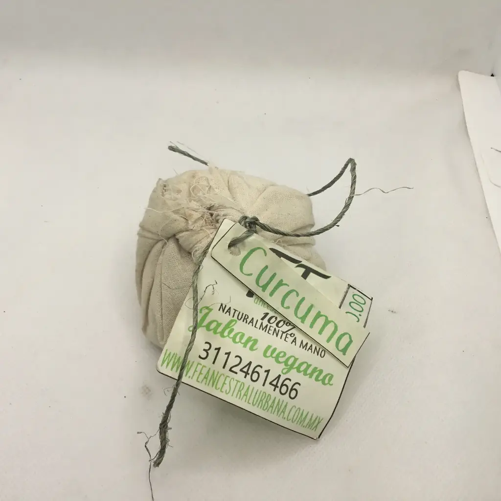 Jabón vegano de Cúrcuma