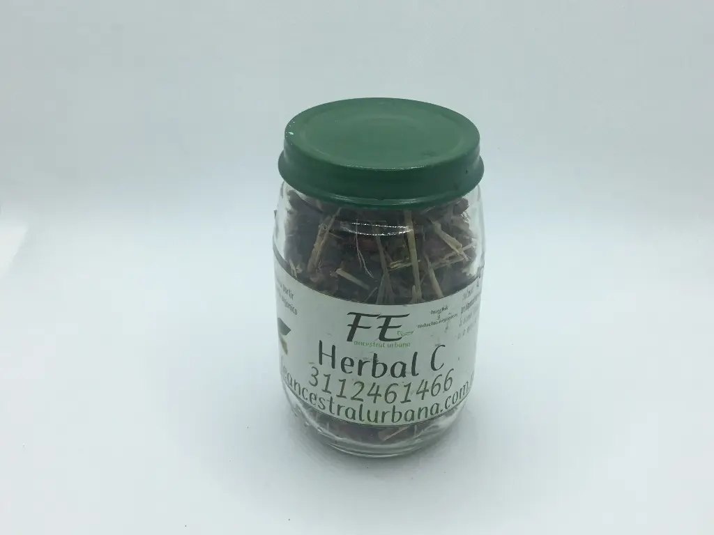 Herbal C Frasco Cristal Mediano